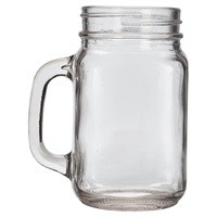 Click for a bigger picture.Genware Glass Mason Jar 64.5cl / 22.7oz