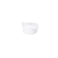 Click for a bigger picture.Genware Porcelain Covered Mini Casserole Dish 10.5cm/ 4"