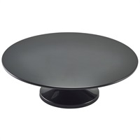 Click for a bigger picture.GenWare Melamine Black Cake Stand 33cm/ 13"