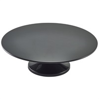 Click for a bigger picture.Black Melamine Cake Stand 33cm/13"