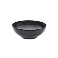 Click for a bigger picture.Black Melamine Round Buffet Bowl 25.7cm