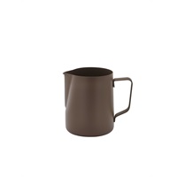 Click for a bigger picture.Non-Stick Brown Milk Jug 600ml/20oz