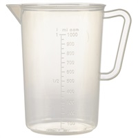 Click for a bigger picture.Polypropylene Measuring Jug 1L