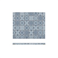 Click for a bigger picture.Blue Marrakesh Melamine GN1/2 Slab 32.5 x 26.5cm