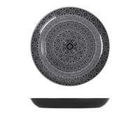 Click for a bigger picture.Black Marrakesh Melamine Bowl 38 x 4.5cm