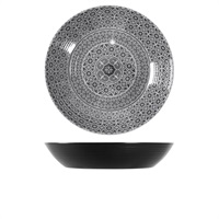 Click for a bigger picture.Black Marrakesh Melamine Bowl 42.5 x 8cm