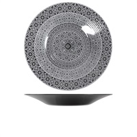 Click for a bigger picture.Black Marrakesh Melamine Bowl 48 x 6cm