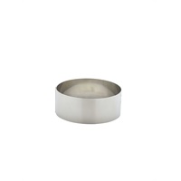 Click for a bigger picture.Stainless Steel Mousse Ring 9x3.5cm