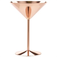 Click for a bigger picture.Copper Martini Glass 24cl/ 8.5oz