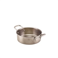 Click for a bigger picture.GenWare Mini Stainless Steel Casserole Dish 12.8 x 4.2cm