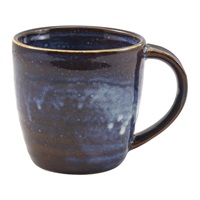 Click for a bigger picture.Terra Porcelain Aqua Blue Mug 30cl/10.5oz