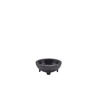 Click for a bigger picture.GenWare Black Polypropylene Mexican Mortar Bowl 11cl/ 4oz