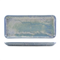 Click for a bigger picture.Terra Porcelain Seafoam Narrow Rectangular Platter 36 x 16.5cm