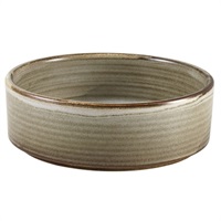 Click for a bigger picture.Terra Porcelain Grey Presentation Bowl 13cm