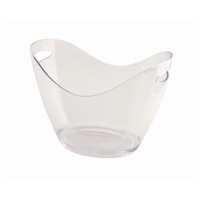 Click for a bigger picture.Clear Plastic Champagne Bucket Large