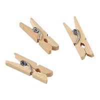 Click for a bigger picture.Miniature Wooden Pegs 2.5cm/ 1"  (1000pcs)