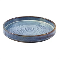 Click for a bigger picture.Terra Porcelain Aqua Blue Presentation Plate 20.5cm