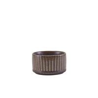 Click for a bigger picture.Terra Porcelain Black Fluted Ramekin 7cl/2.5oz