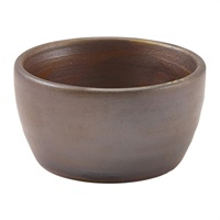 Click for a bigger picture.Terra Porcelain Rustic Copper Ramekin 7cl/2.5oz