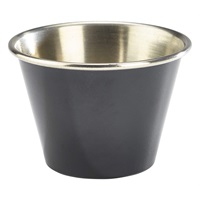 Click for a bigger picture.GenWare Black Stainless Steel Ramekin 71ml/ 2.5oz