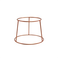 Click for a bigger picture.GenWare Copper Anti-Slip Round Buffet Riser 18cm