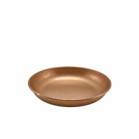 Click for a bigger picture.GenWare Copper Vintage Steel Coupe Plate 20cm