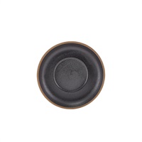 Click for a bigger picture.GenWare Kava Black Stoneware Saucer 16cm