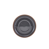 Click for a bigger picture.GenWare Kava Dark Grey Stoneware Saucer 16cm