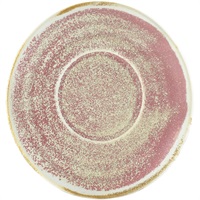 Click for a bigger picture.Terra Porcelain Rose Saucer 14.5cm
