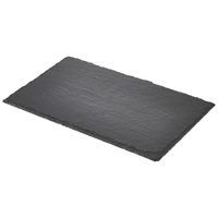 Click for a bigger picture.Genware Natural Slate Platter 26.5x16cm GN 1/4