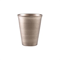 Click for a bigger picture.GenWare Beaded Vintage Steel Serving Cup 38cl/ 13.4oz