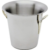 Click for a bigger picture.S/St.Wine Bucket Tulip Design -St/St Handles
