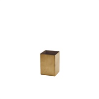 Click for a bigger picture.GenWare Gold Plated Stainless Steel Sachet Holder 5 x 6.8cm