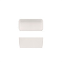 Click for a bigger picture.White Tokyo Melamine Middle Bento Box Insert 16.9 x 8.3 x 7cm