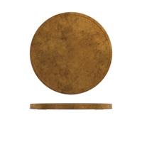 Click for a bigger picture.Copper Utah Melamine Round Slab 28.5cm