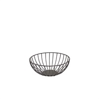 Click for a bigger picture.GenWare Round Black Wire Basket 20 x 8cm