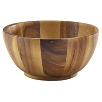 Click for a bigger picture.Acacia Wood Bowl 20Dia x 10cm