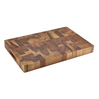 Click for a bigger picture.Acacia Wood End Grain Chopping Board 18 x 12 x 1.75"