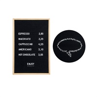 Click for a bigger picture.Spare Letter Board Letters