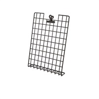 Click for a bigger picture.GenWare Black Wire A4 Menu Holder