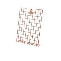 Click for a bigger picture.GenWare Copper Wire A4 Menu Holder