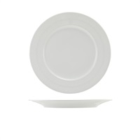 Click for a bigger picture.Incise Porcelain Solara Winged Plate 25.5cm