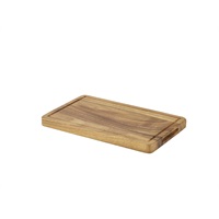 Click for a bigger picture.Genware Acacia Wood Serving Board GN 1/4