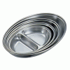 Click here for more details of the GenWare Stainless Steel Two Division Oval Vegetable Dish 30cm/ 12"