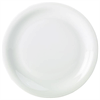 Genware Porcelain Narrow Rim Plate 24cm/ 9.25"