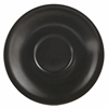 Click here for more details of the Genware Porcelain Matt Black Saucer 12cm/ 4.75"
