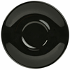 Genware Porcelain Black Saucer 13.5cm/ 5.25"