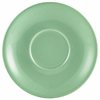 Click here for more details of the Genware Porcelain Green Saucer 13.5cm/ 5.25"