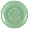 Genware Porcelain Green Saucer 16cm/6.25"