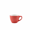 Click here for more details of the GenWare Porcelain Coral Bowl Shaped Cup 9cl/ 3oz